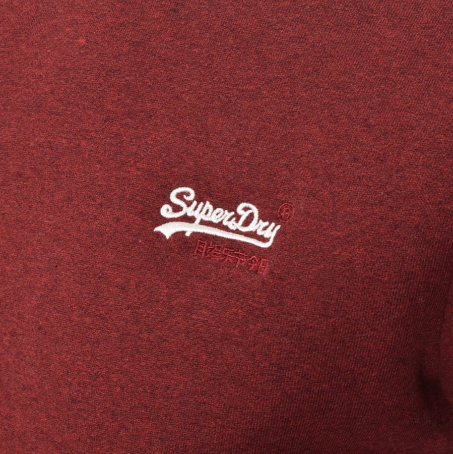 Alternative Image for ProductSuperdry Logo Sweatshirt Burgundy3